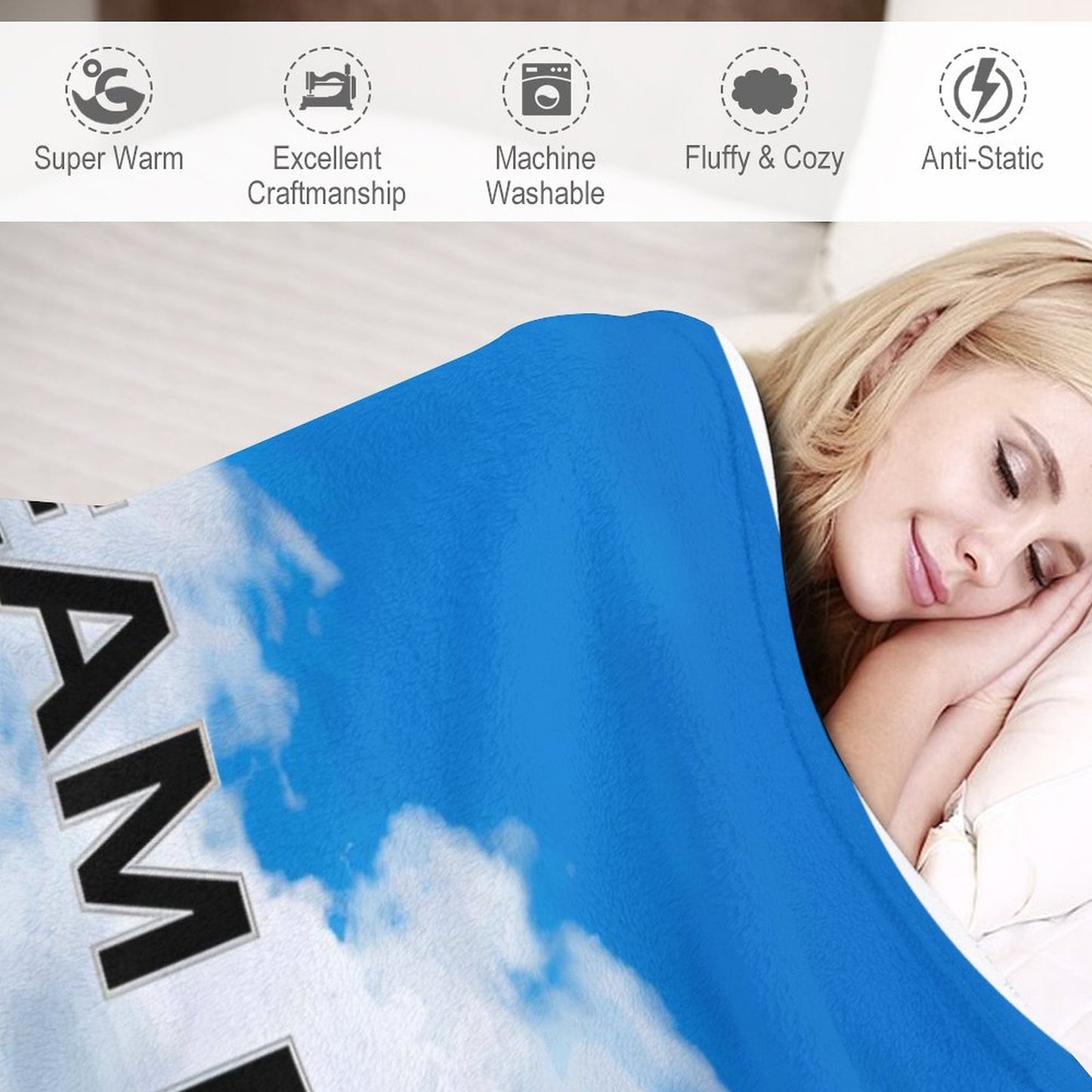 280gsm Flannel Blanket-60"x80" (Dual-sided Printing)