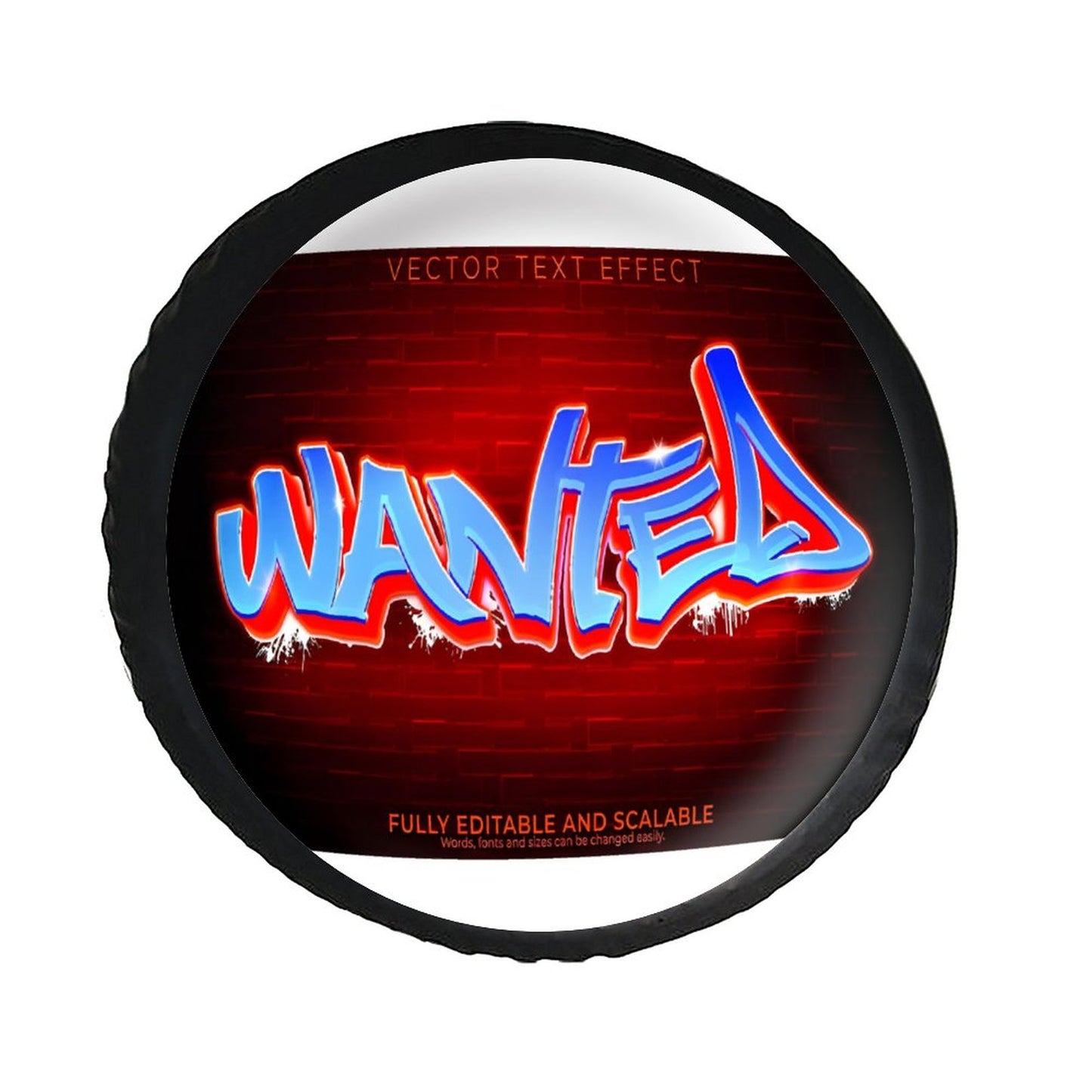 Leather Tire Cover(One-sided Printing)