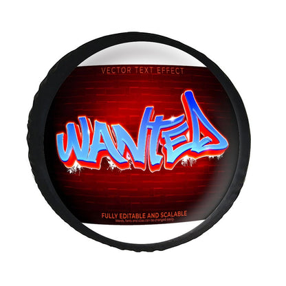 Leather Tire Cover(One-sided Printing)