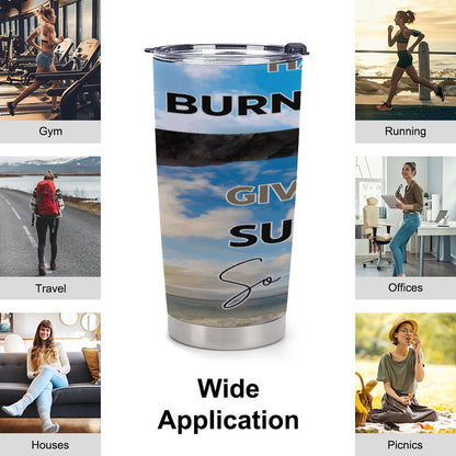 Car Travel Coffee Mug with Lid (All-Over Printing)