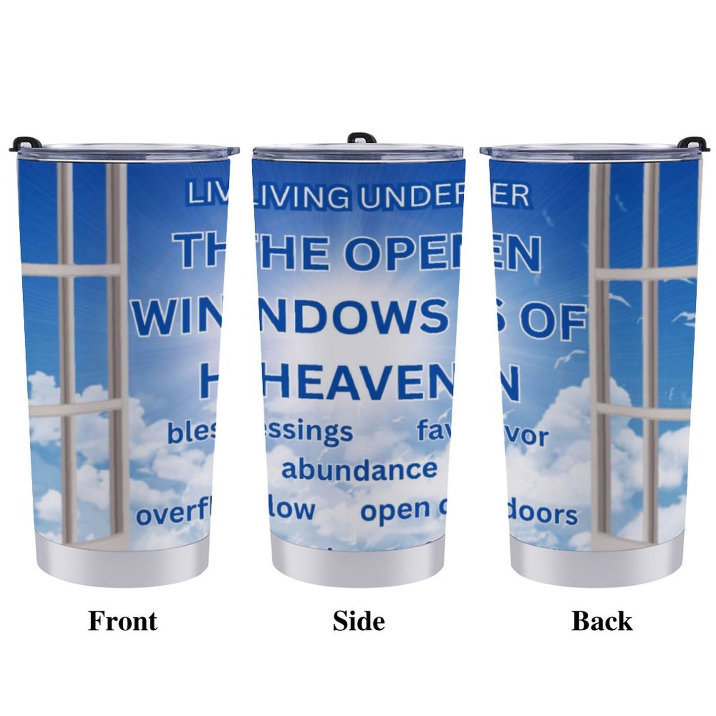 Car Travel Mug Set with Cleaning Kit (590ml/20oz)