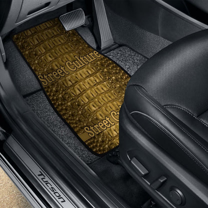 STREET CULTURE Alligator Car Mats (Set of 4)