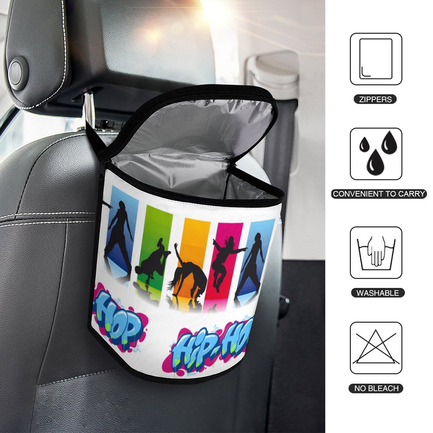 Collapsible Car Trash Bin