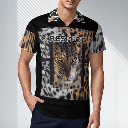 Short Sleeve Men's POLO T-shirt (All-Over Printing)
