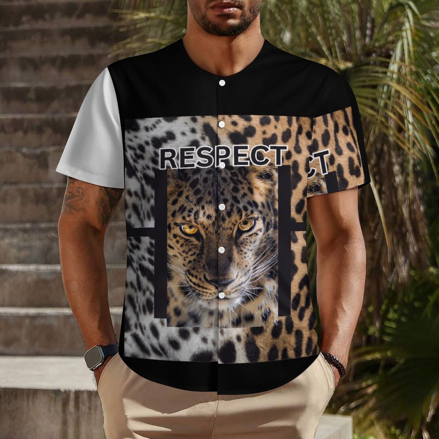 Collarless Shirt LM018 (All-Over Printing)