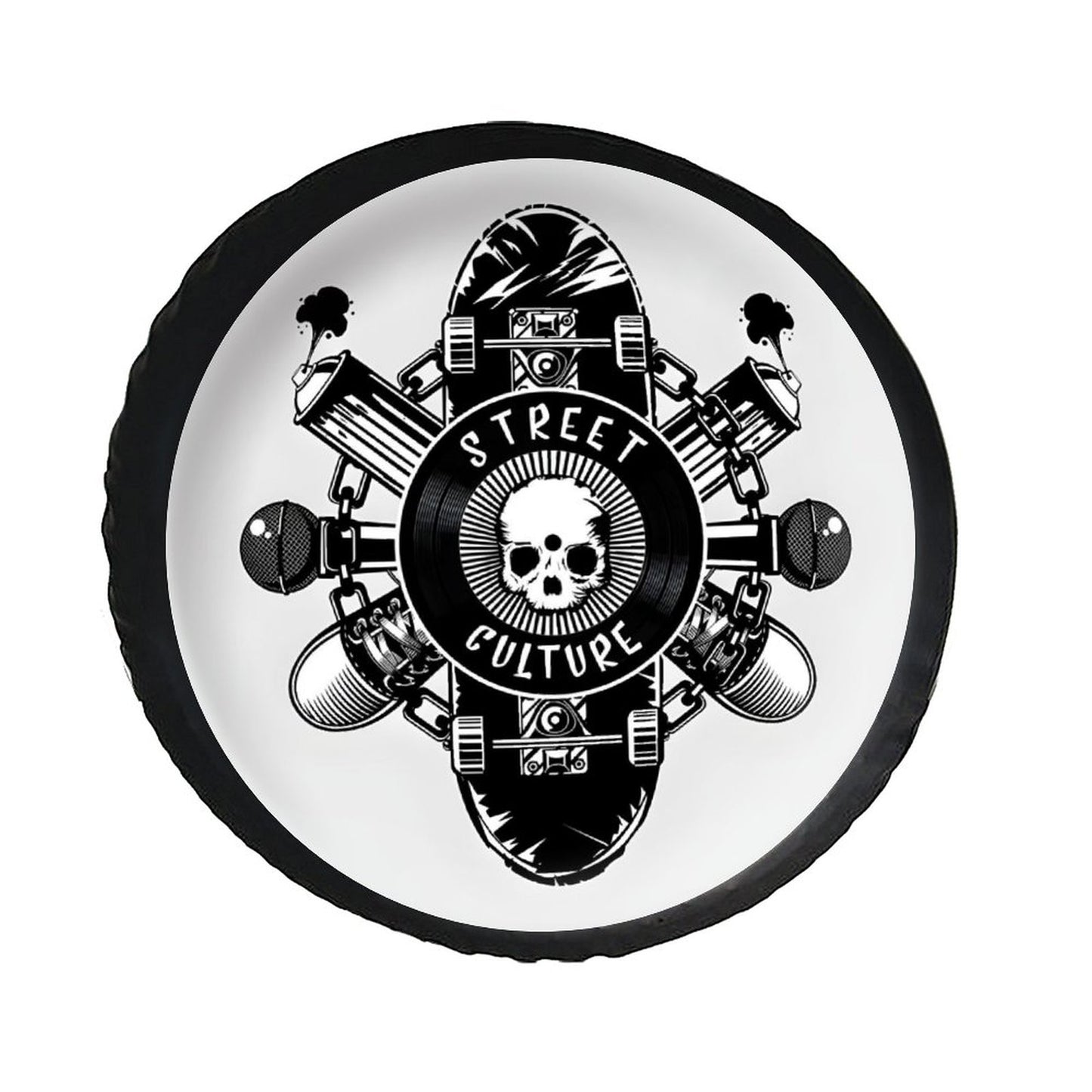 Leather Tire Cover(One-sided Printing)