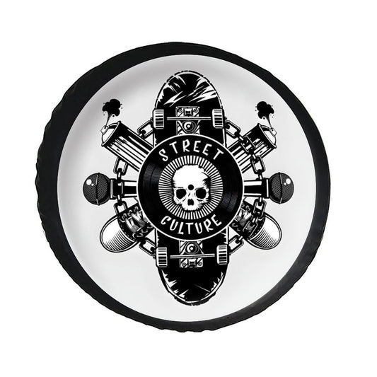 Leather Tire Cover(One-sided Printing)-STREET CULTURE