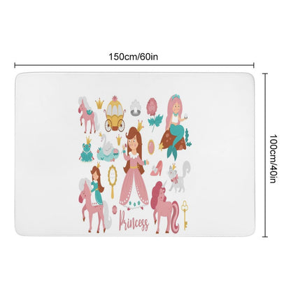 Coral Velvet Floor Mat for Home-60"x40"
