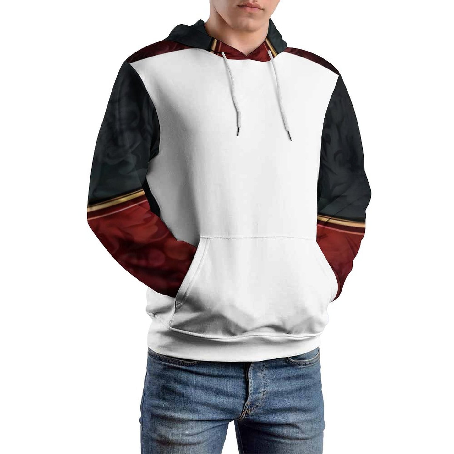 230gsm Men's Cool Hoodie with Double-layer Cap (All-Over Printing)
