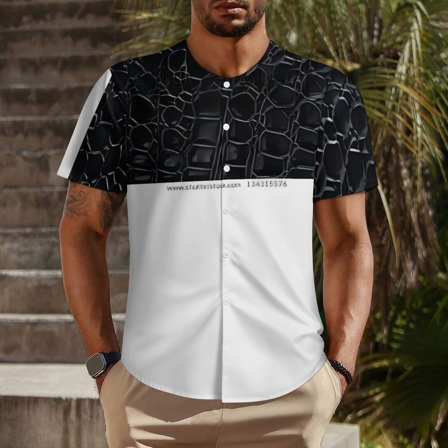 Collarless Shirt LM018 (All-Over Printing)