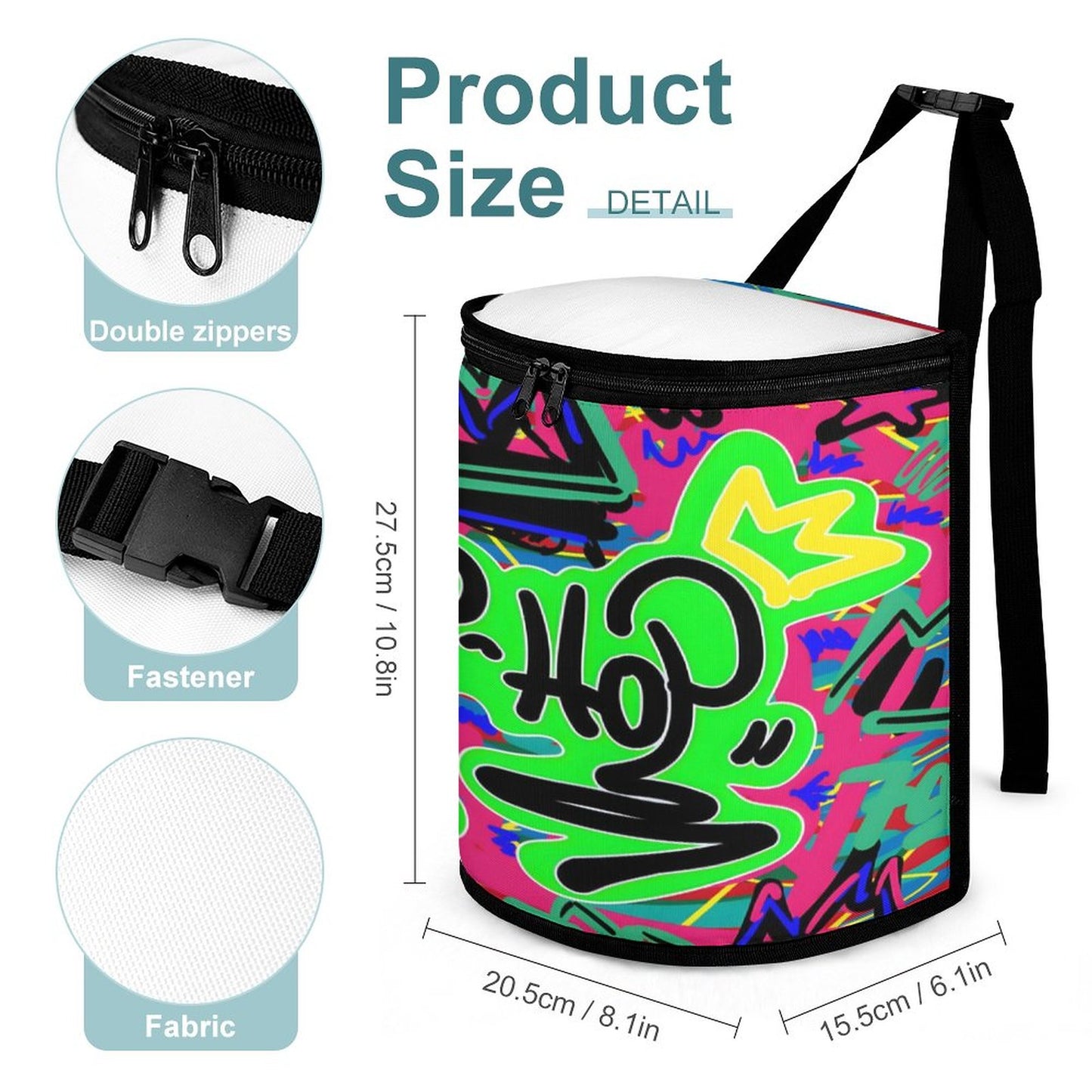 Collapsible Car Trash Bin