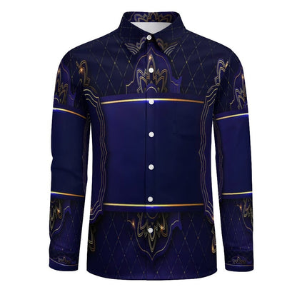Men's Long Sleeve Shirt with Pocket LS (All-Over Printing)
