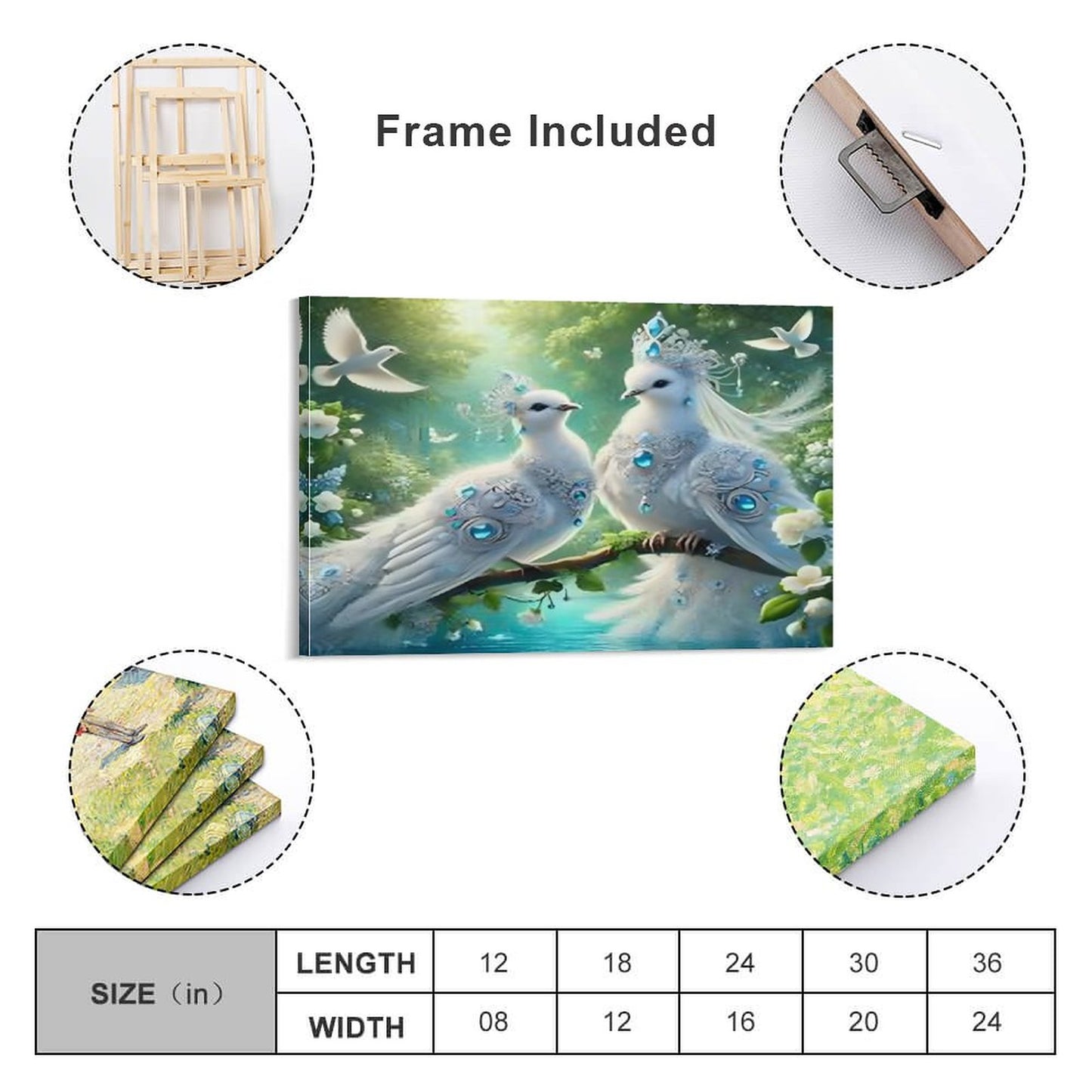 Hanging Poster (Horizontal 3:2)-12x18 inch/ 8x12 inch