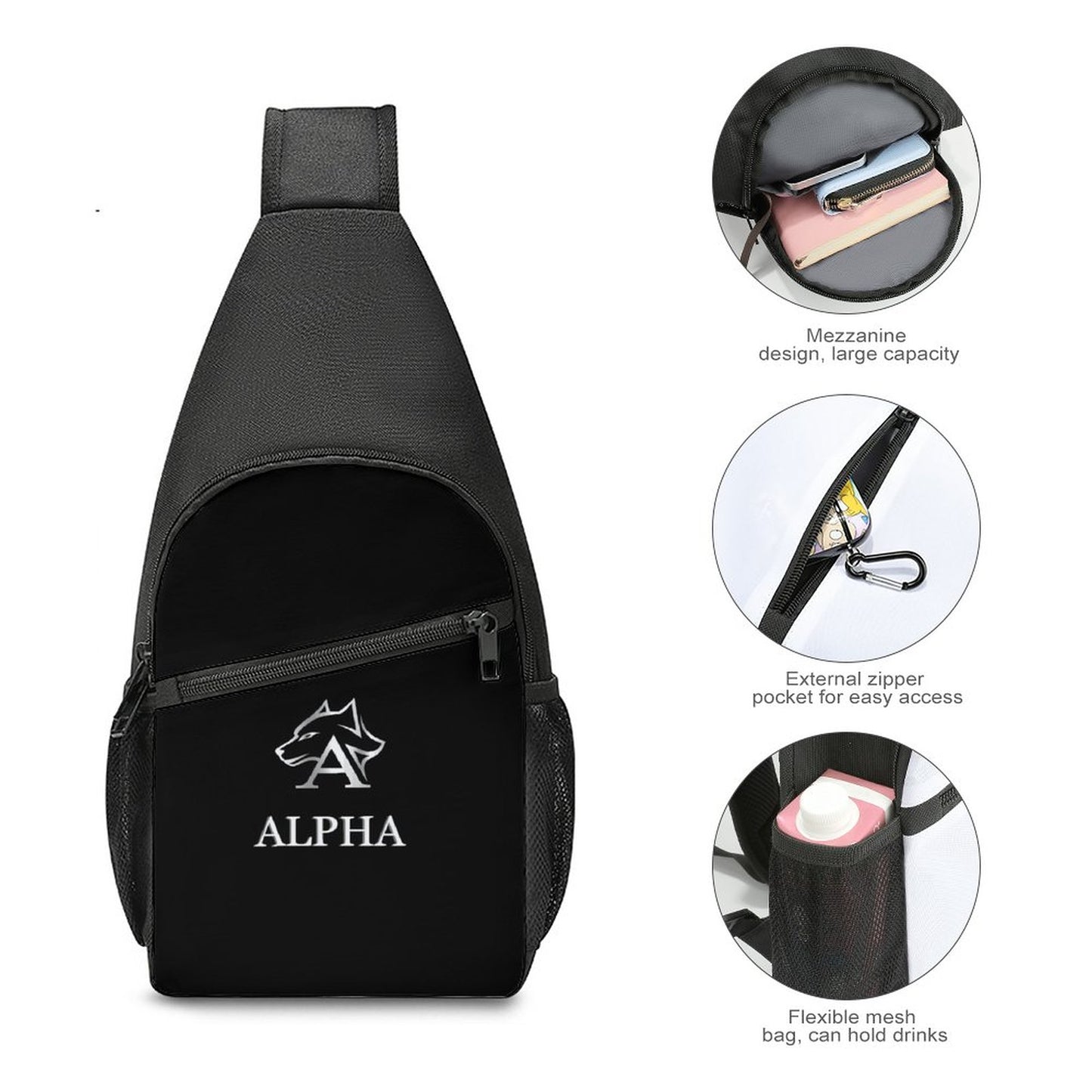 Personalized Sling Bags with Single Shoulder A002