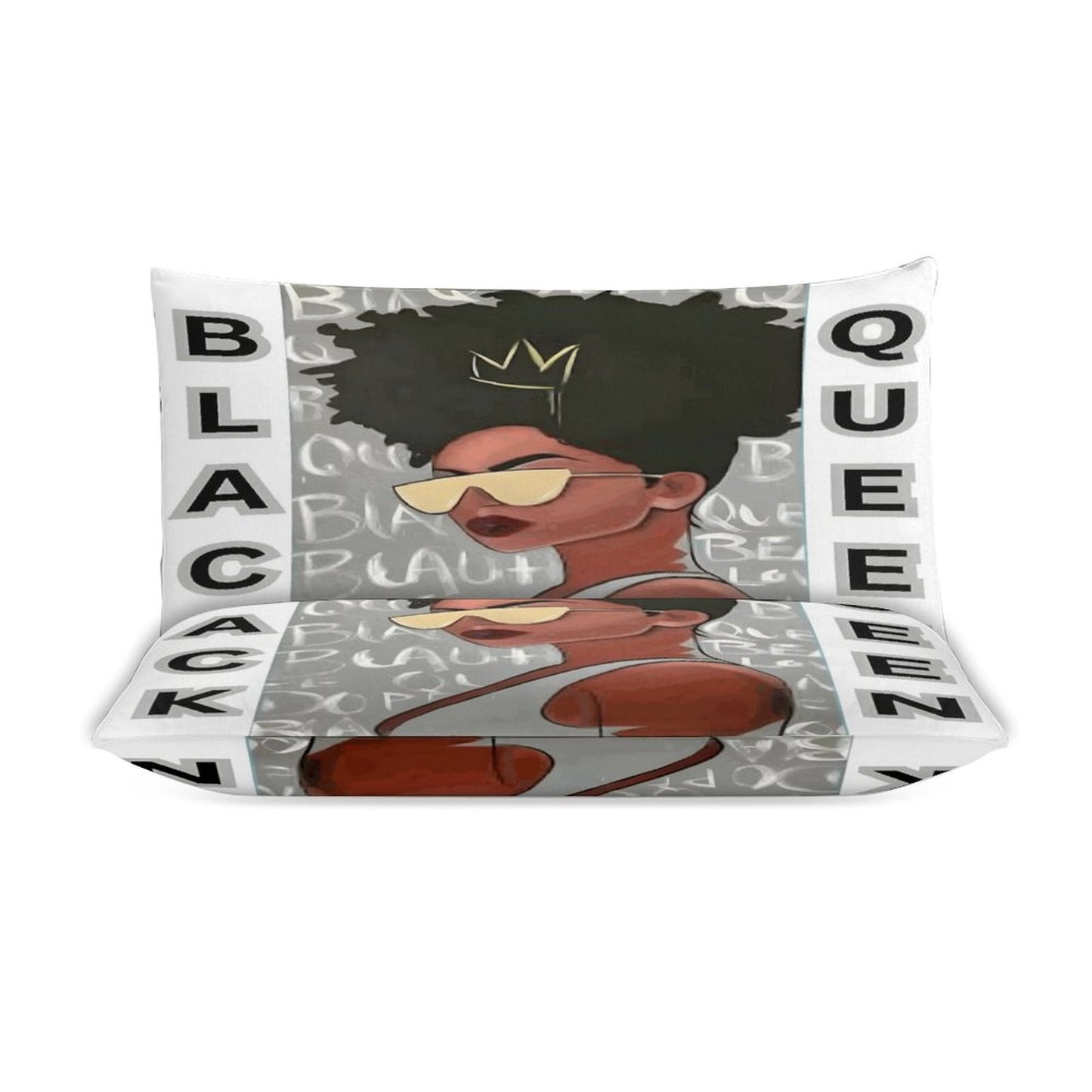 3-Piece Bedding Set-102"x90"/ 259x229cm (Dual-sided Printing)