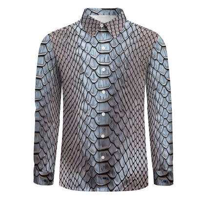 Men's Long Sleeve Shirt with Pocket LS (All-Over Printing)