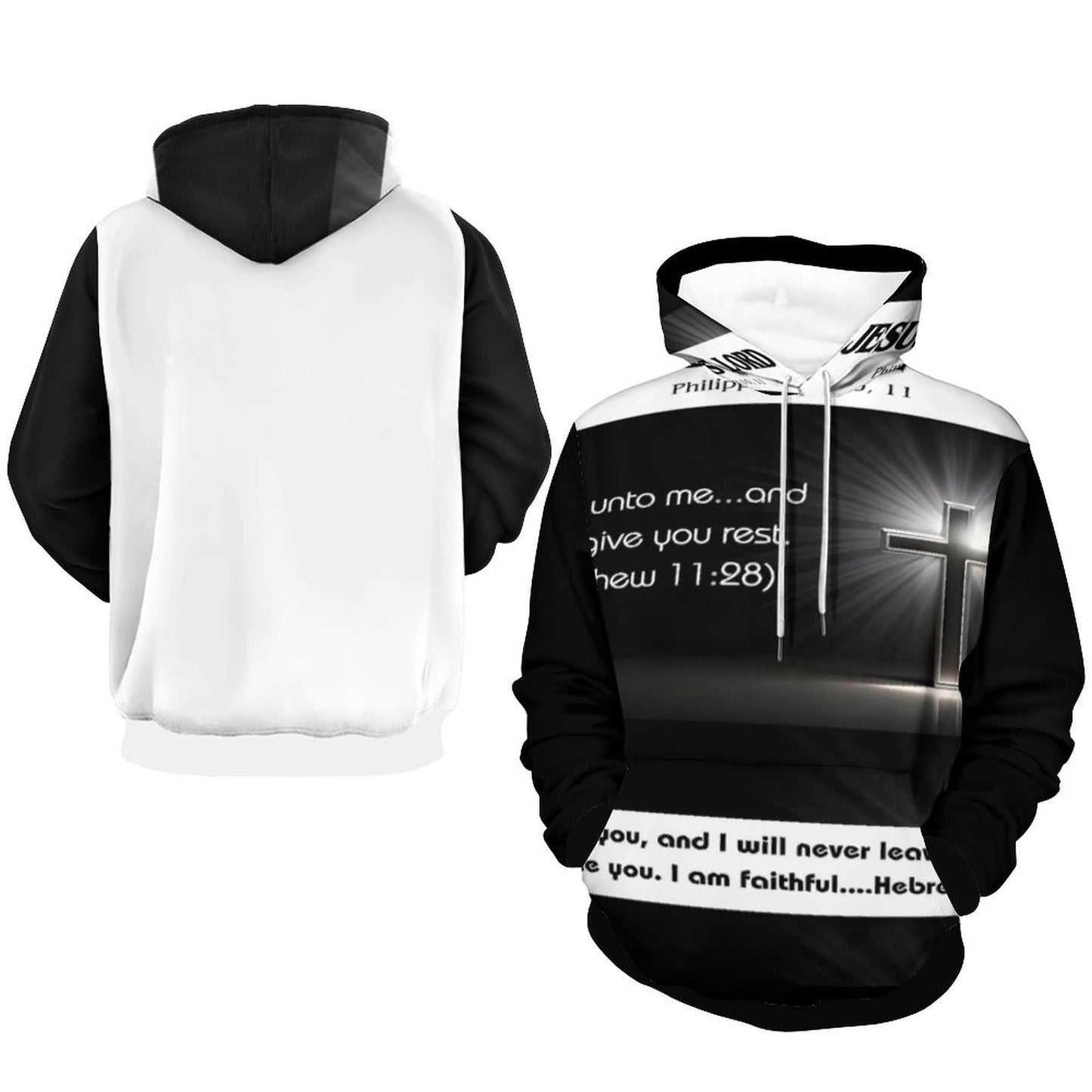 230gsm Printed Hoodie for Men (All-Over Printing)