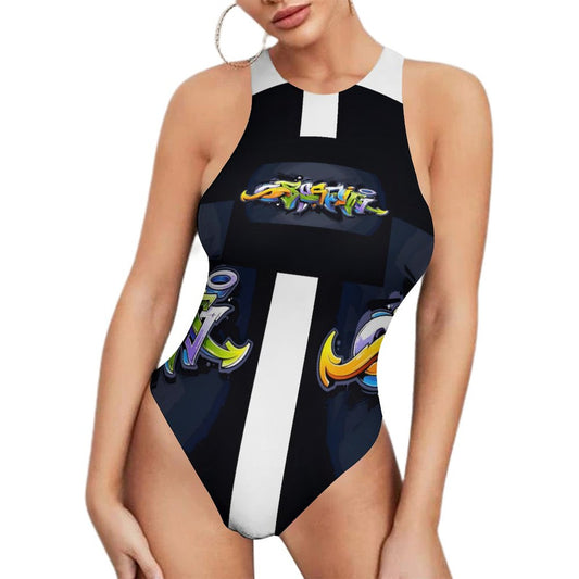 COLORFUL GRAFFITI Tank Top Bodysuit