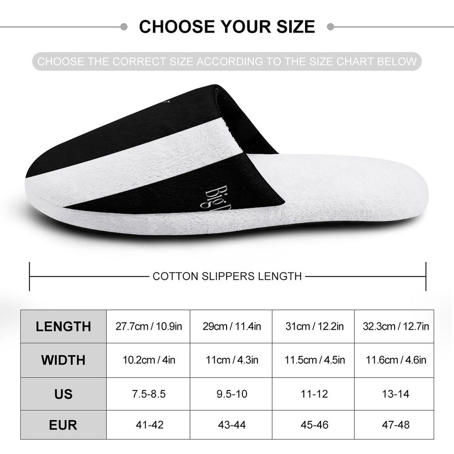 Flannel Men's Cotton Slippers