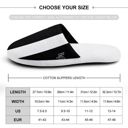 Flannel Men's Cotton Slippers