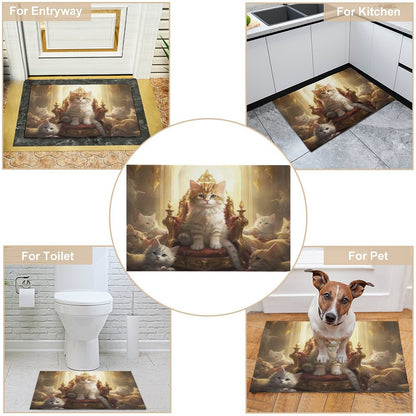 Crystal Velvet Bedroom Floor Mat