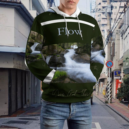 230gsm Men's Personalized Hoodie with Double-layer Cap (All-Over Printing)