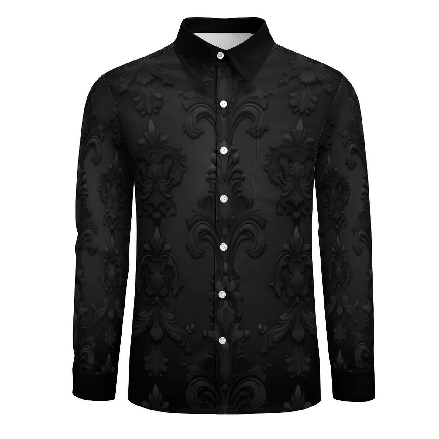 Men's Long Sleeve Shirt with Pocket LS (All-Over Printing)