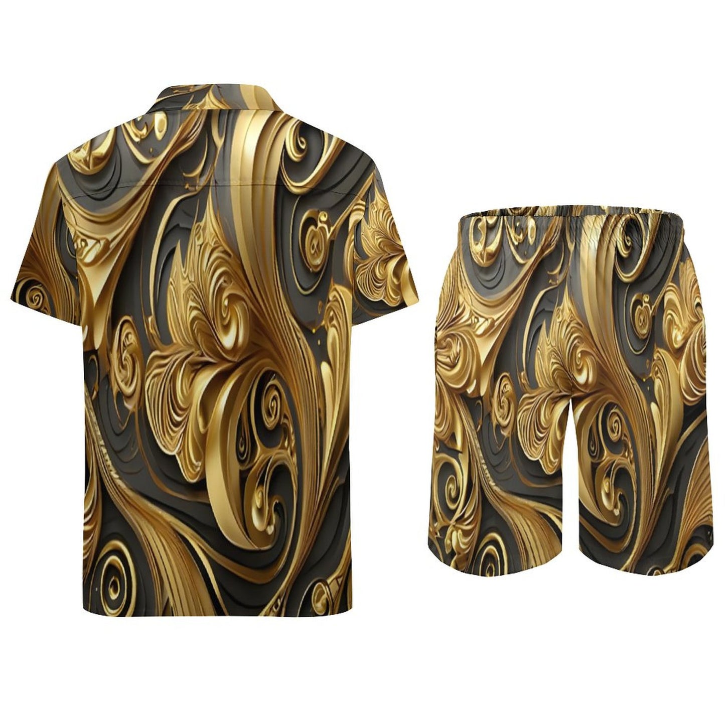 Hawaiian Print Suits for Men (All-Over Printing)