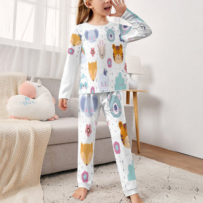 Long Sleeve Girls Nightwear JTZ (All-Over Printing)