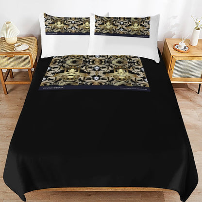 3-Piece Bedding Set-102"x90"/ 259x229cm (Dual-sided Printing)