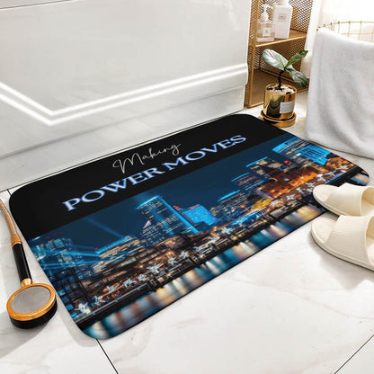 MAKING POWER MOVES Coral Velvet Rug-15.7"x23.6"/ 40x60cm