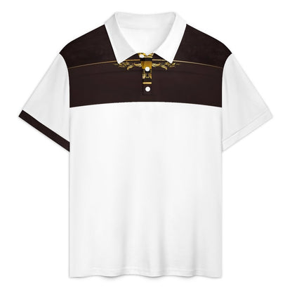 200gsm Short Sleeve Men's POLO Shirt Set A46TZ (All-Over Printing)
