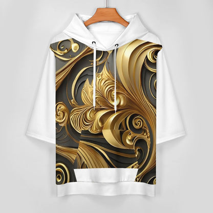 280gsm Half Sleeve Hoodie(All-Over Printing)