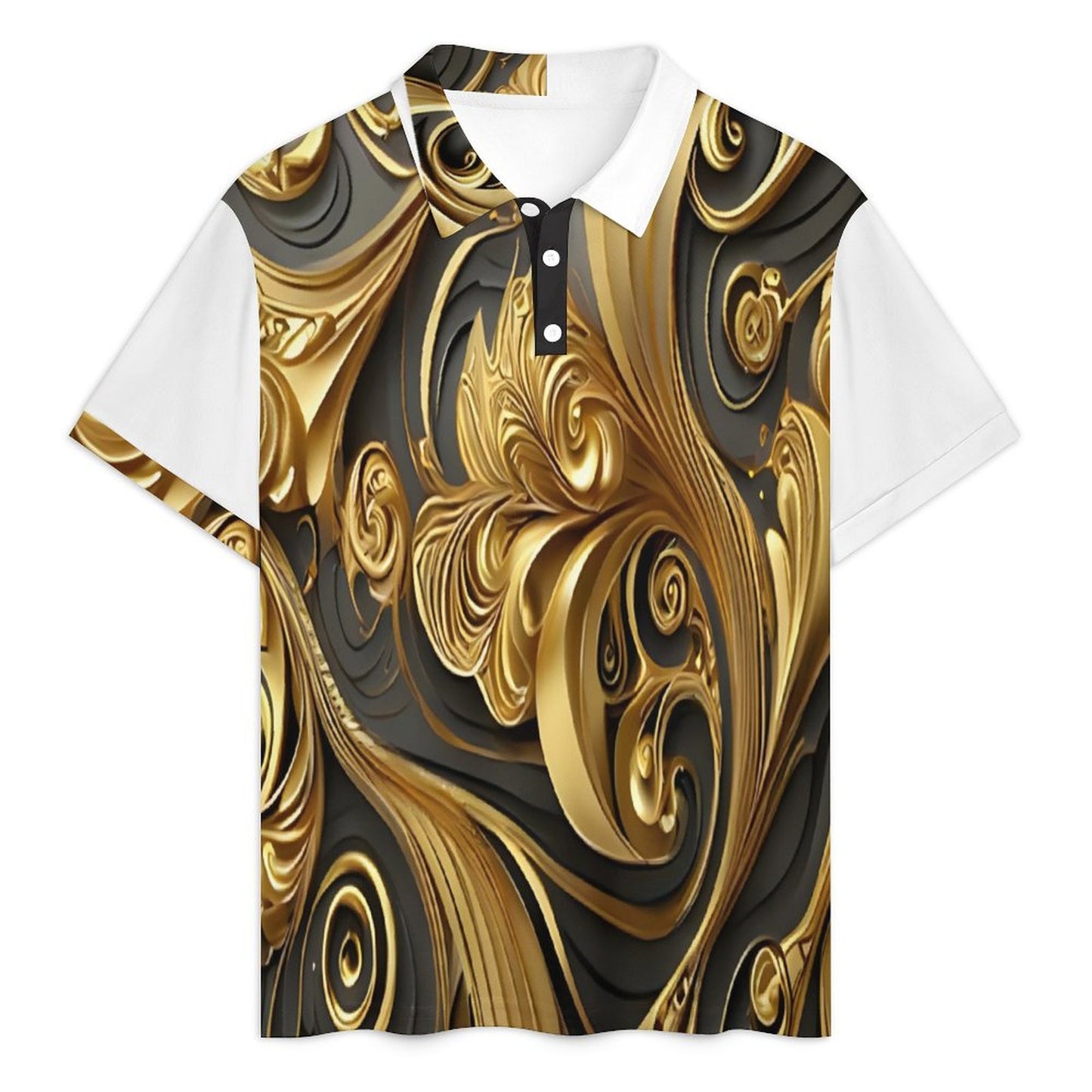 200gsm Short Sleeve Men's POLO Shirt Set A46TZ (All-Over Printing)