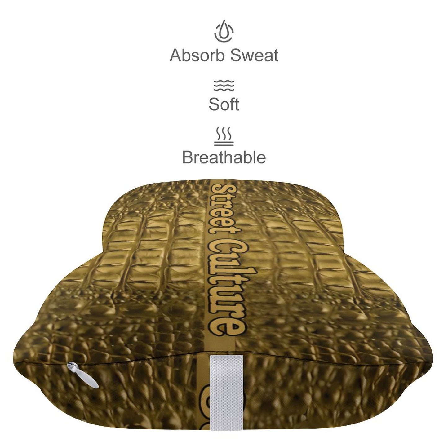 STREET CULTURE Alligator MEMORY FOAM Car Pillow (high-quality softness)