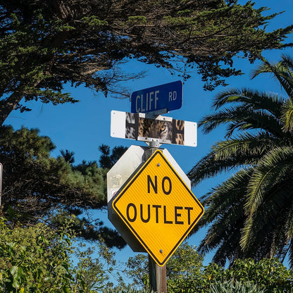 Slim Metal Tin Sign