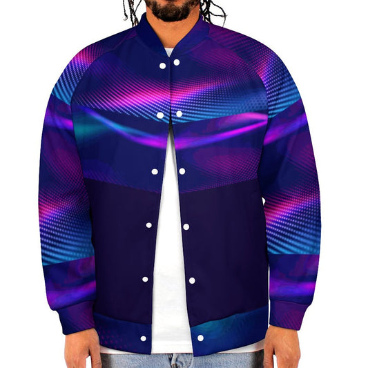 MULTICOLOR Men's Baseball Jacket-*2XS-6XL