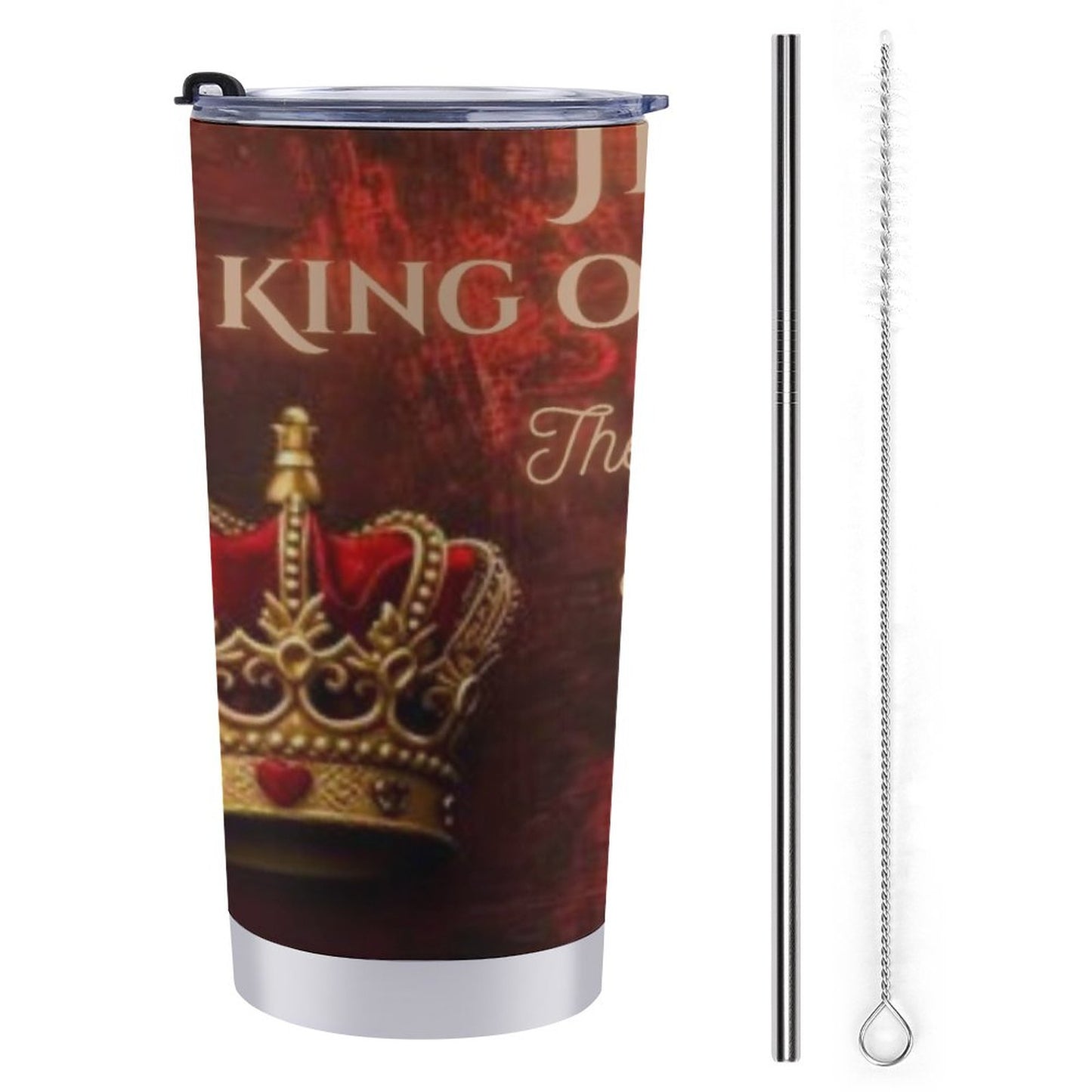 Car Travel Mug Set with Cleaning Kit (590ml/20oz)