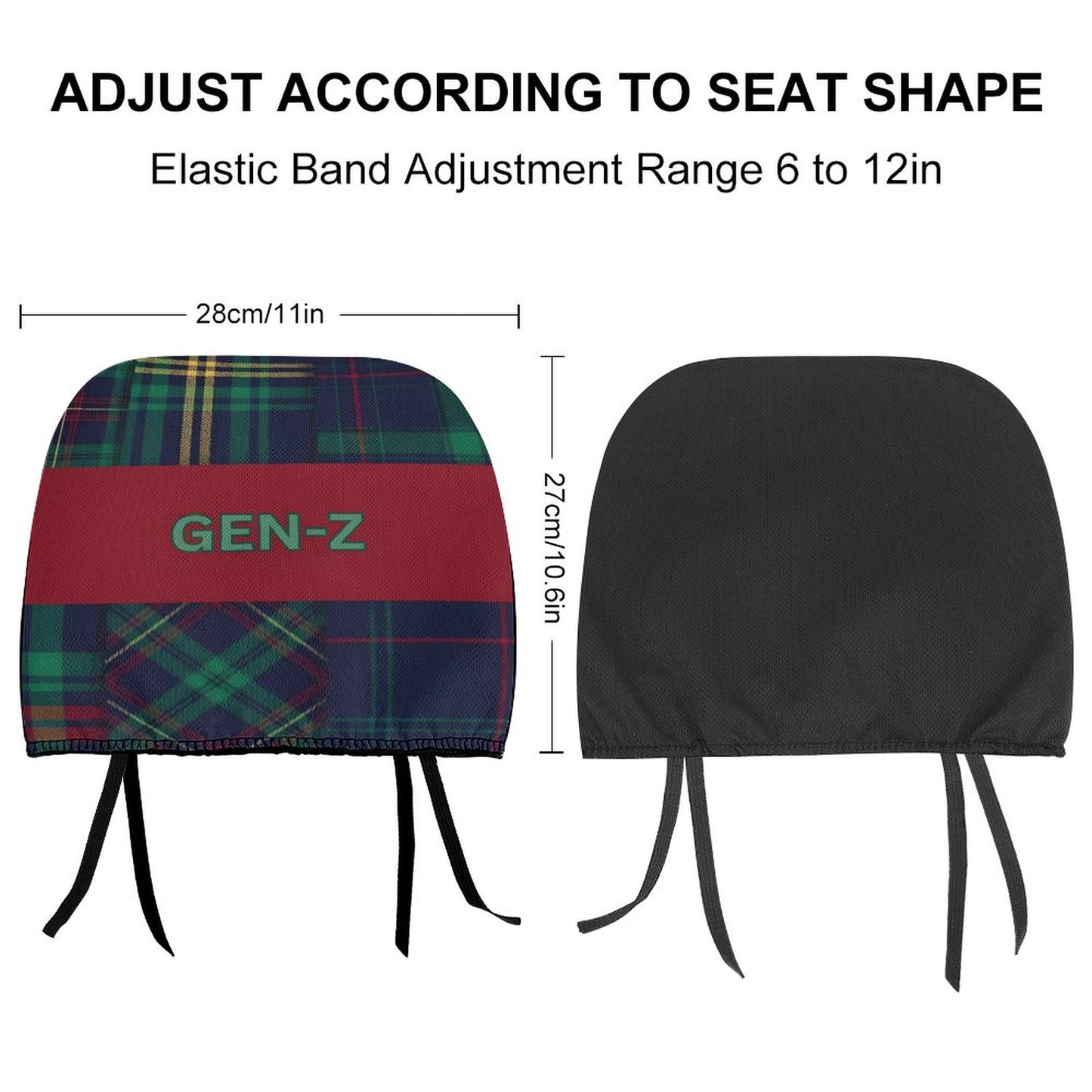 Custom Car Headrest Covers