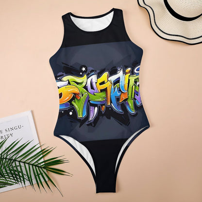COLORFUL GRAFFITI Tank Top Bodysuit