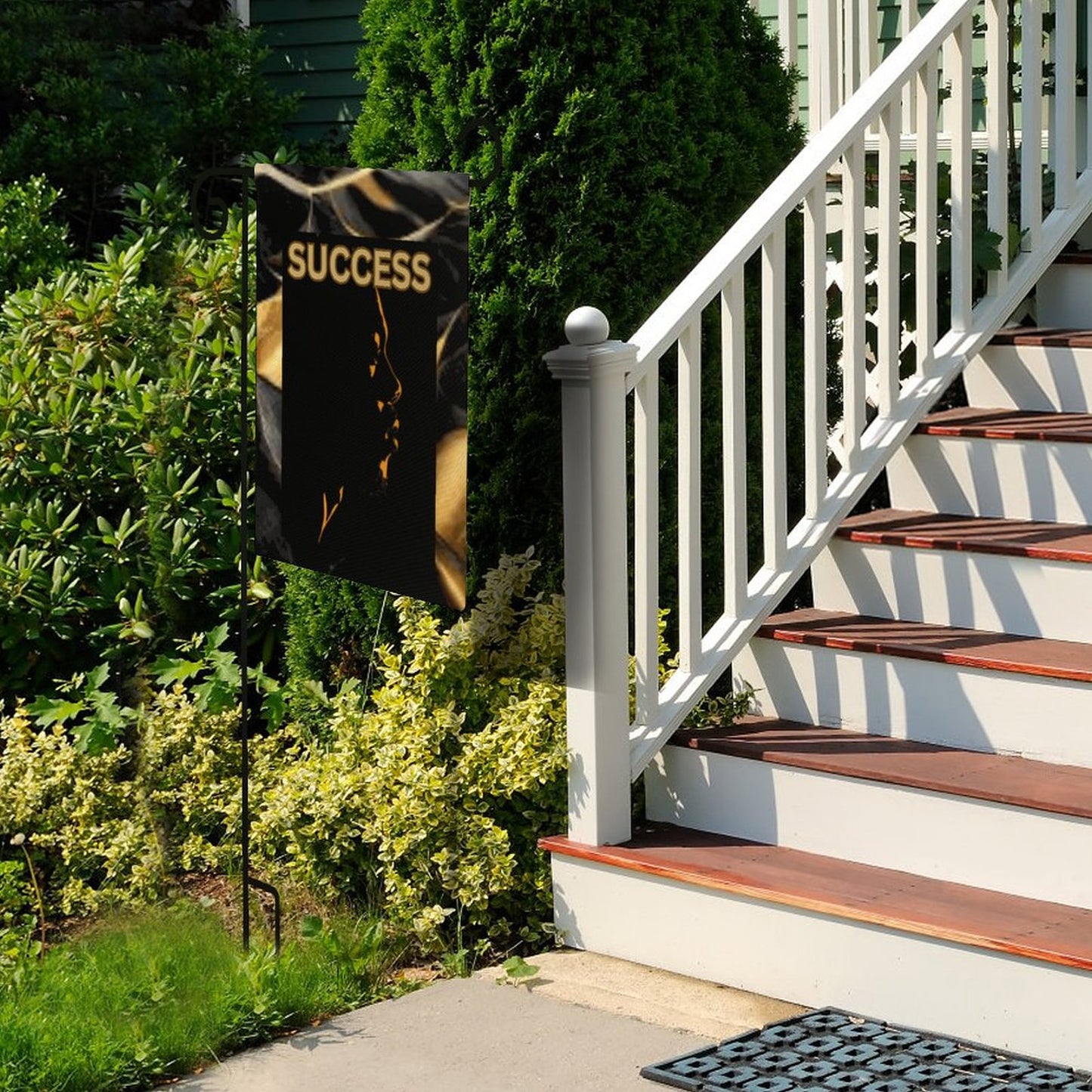 Personalized Flax Garden Flag (Identical Dual-sided Printing)
