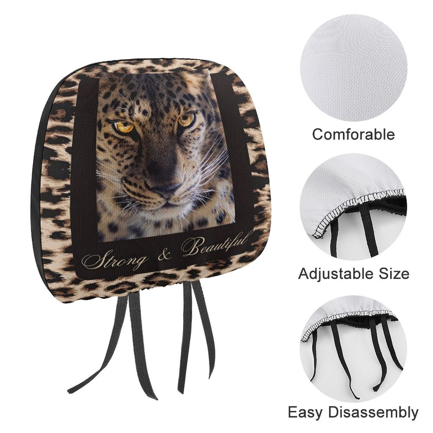 Custom Car Headrest Covers