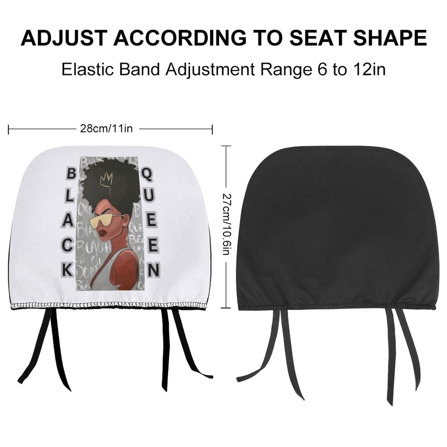 Custom Car Headrest Covers