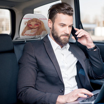 Custom Car Headrest Covers