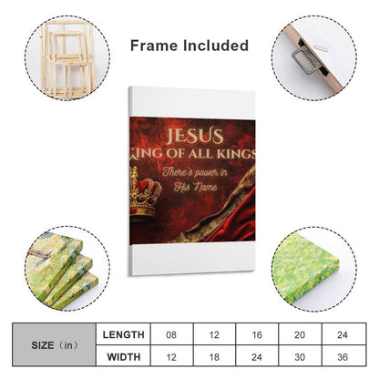 Framed Wooden Poster Hanging (Vertical 2:3)-8x12 inch