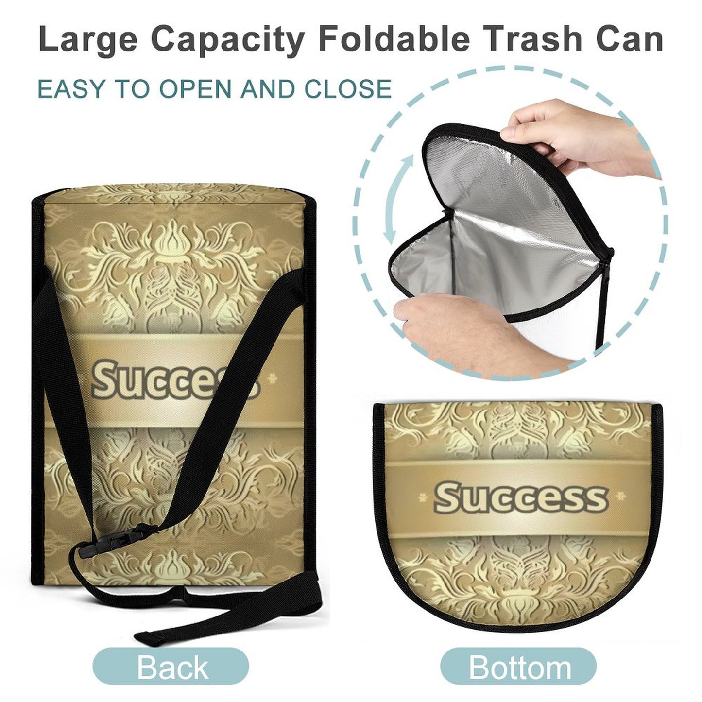 Collapsible Car Trash Bin