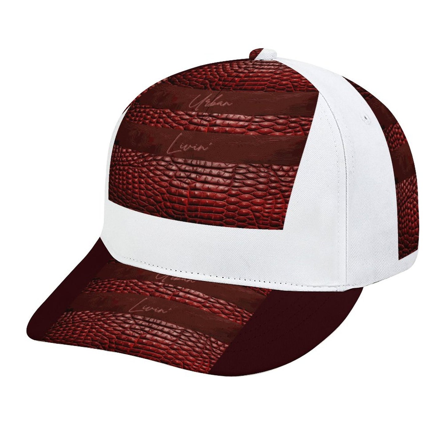 Bent Fitted Cap (All-Over Printing)
