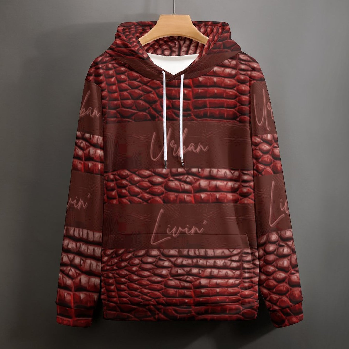 230gsm Men's Cool Hoodie with Double-layer Cap (All-Over Printing)