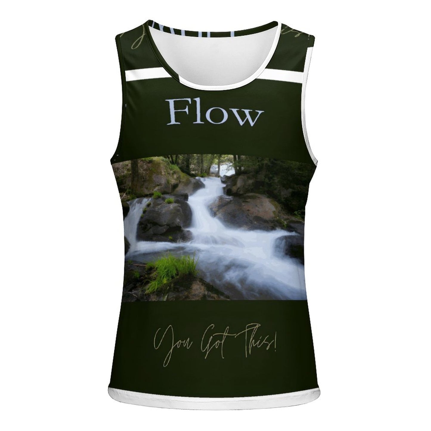 Men's Printed Vest BK (All-Over Printing)