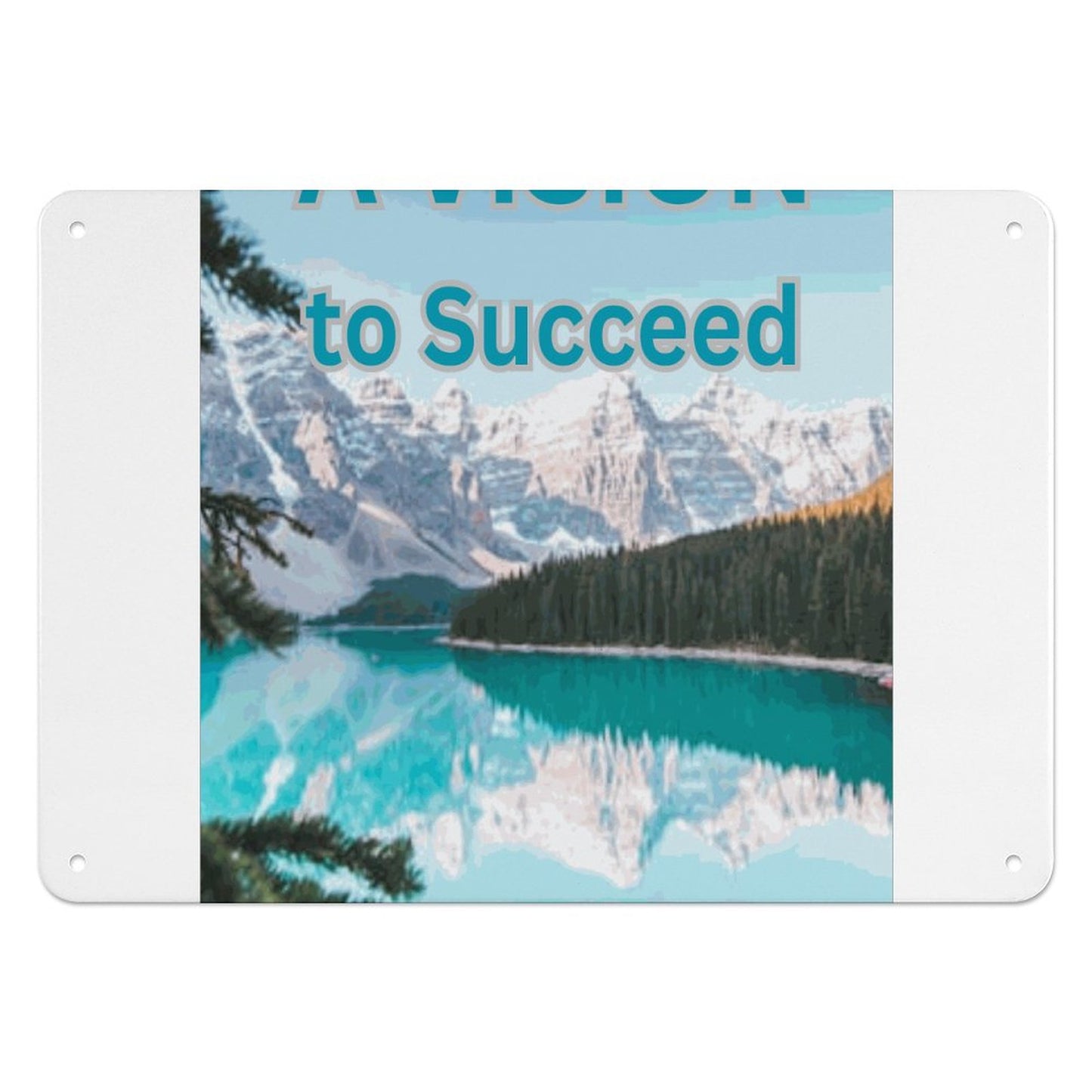 Horizontal Personalized Metal Wall Art Tin Sign-5.5"x7.9"/14x20cm